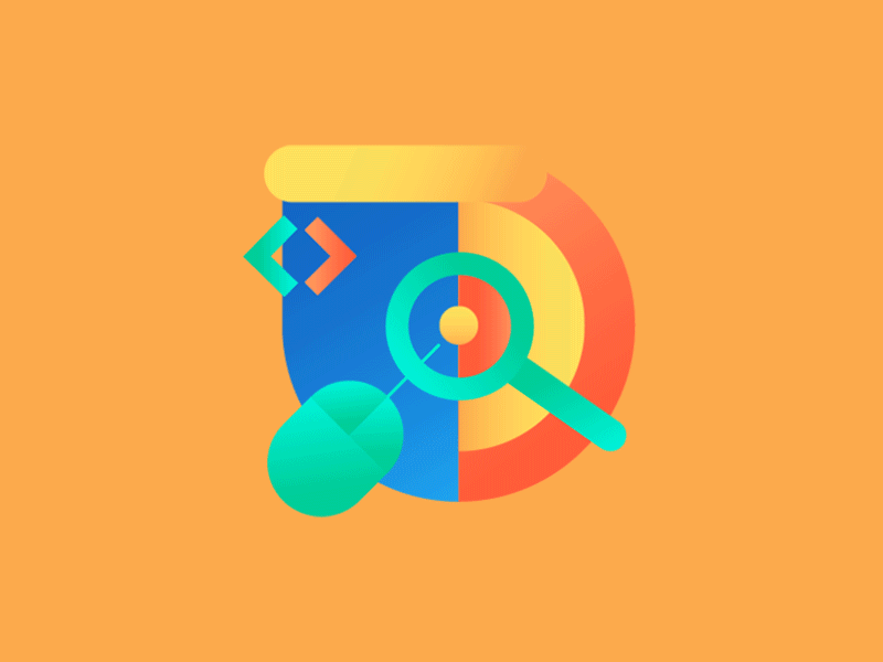 Digital Marketing Illustration agency branding design flat gif icon illustration marketing motion movement webcomum