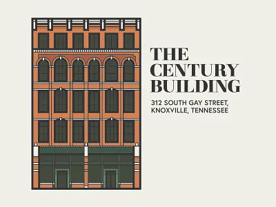 Century Building Illustration building building design building illustration design graphic design illistration illustrator vector art vector illustration