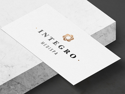 Integro Medispa brand branding design glasgow graphic design graphic identity identity logo typography visual identity