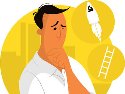 Find the way illustration vector