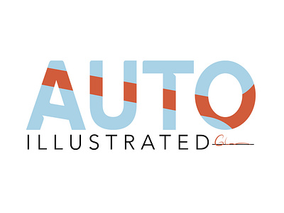 Logo Design auto automobile cars illustrations logo racecar sanserif steve mcqueen