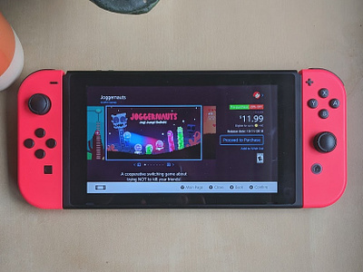 Joggernauts on Switch! game game art game design game dev illustration nintendo switch vector video game