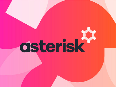 asterisk* logo abstract brand branding business design geometric icon identity illustration lettering logo mark media network software symbol tech typography