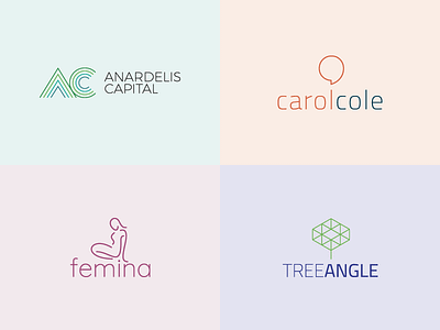 Line logos line logo logotype visual identity