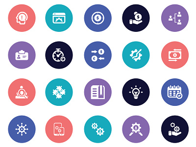 20 Business Icon Set graphicdesign icon icon design illustration vector