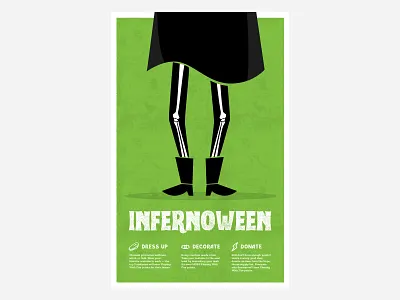 Infernoween 3 halloween illustration poster