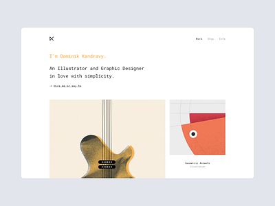 portfolio. minimal portfolio semplice simple webdesign website