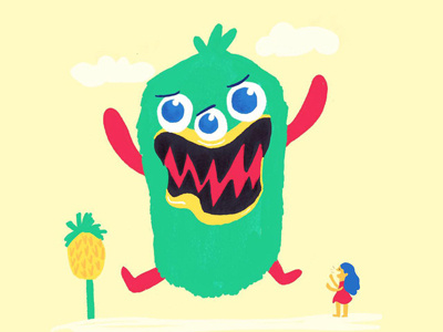 The Monster Project children art illustration illustration art kids monster monsterprojectunite procreate project