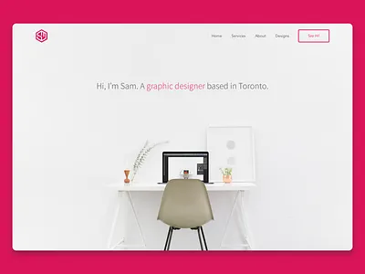 Landing Design design landing page minimalism typography ui web