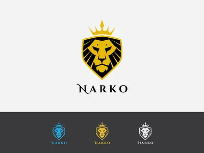 Narko brand design logo mascot vector