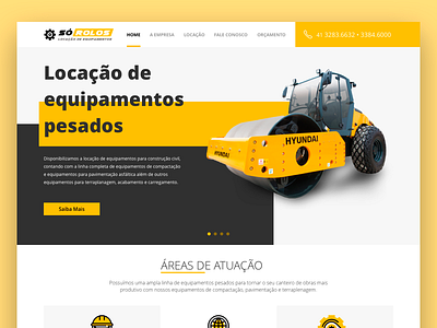 Só Rolos - Website interface interface responsive website