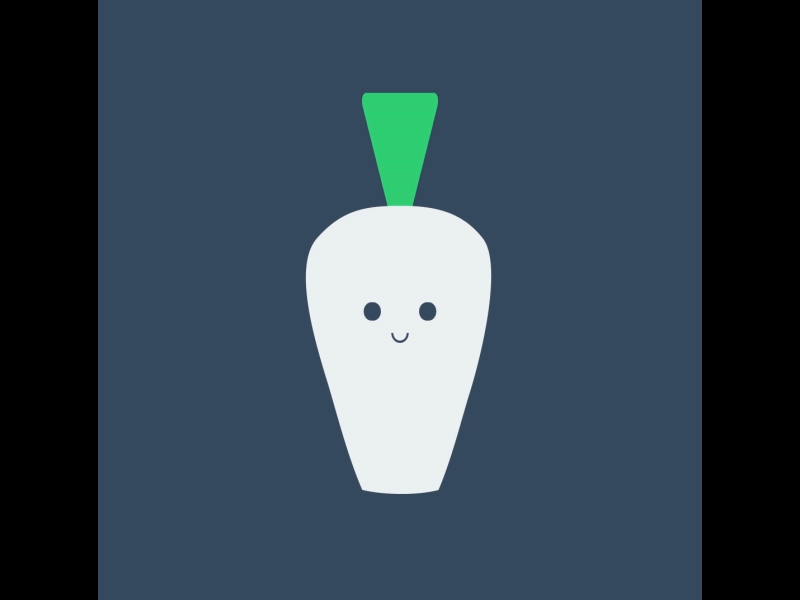 Radish?Carrot? gif gif animated gif animation motion animation motion art