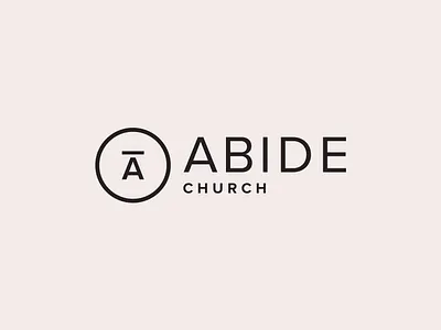 Abide Church abide church church branding church design church logo coffee logo logobrand