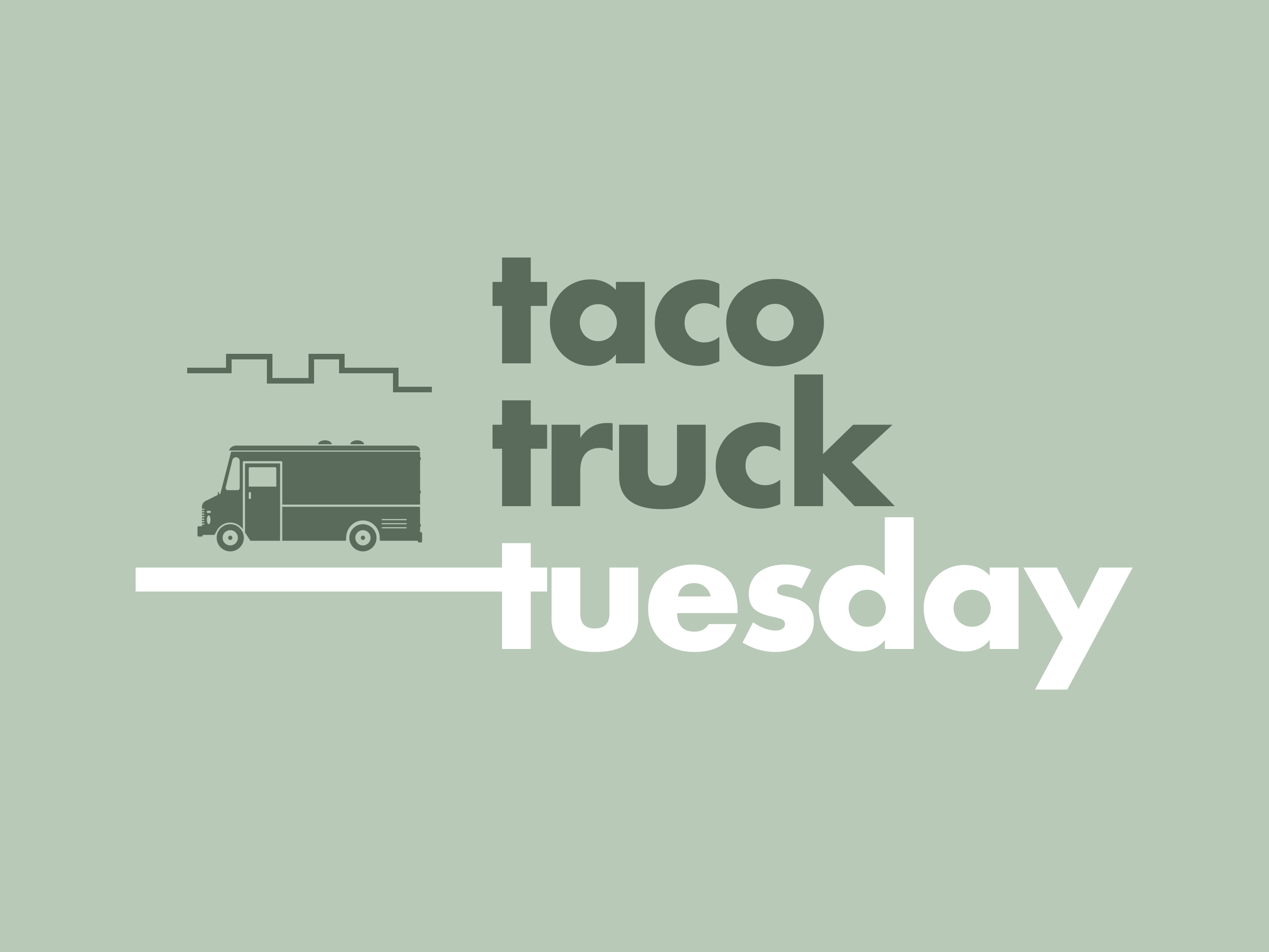 Taco Truck Tuesday (3ts) clean food food truck illustration simple t shirt taco tuesday