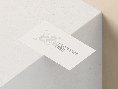 Benevolence Tribe Logo Design Business Card Mockup branding business card business card design business card mockup business card template design logo logo design logo design branding logo design concept logo mockup typography