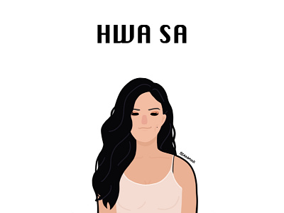 Hwa-sa of mamamoo character design hwasa illust