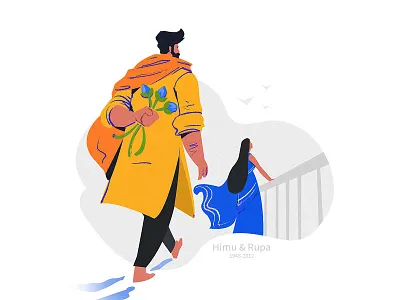 Himu art characterdesign concept design flat fun illustration