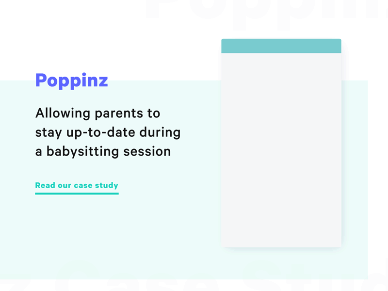 Poppinz Case Study 🏀 app app design babysitter design ios ios app mobile app notifications product design timeline ui ux