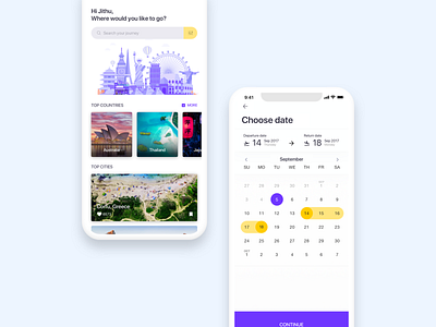 Travel App app countries destinations explore illustration places tour guide tourism tourists travel agency travel app travel blog trip trip planner wanderlust