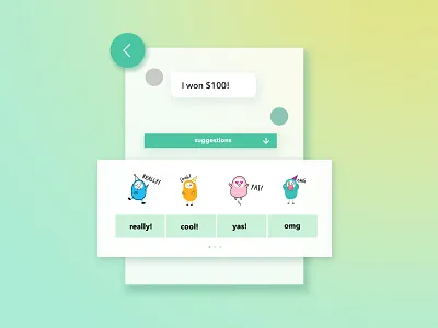 UI #24 Dropdown character daily ui design drawing dropdown illustrations photoshop stickers ui ux vector