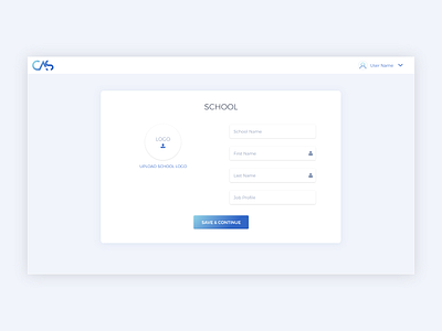 School Profile adobe xd app concept dashboard design hifi interaction design landing page design ui user center design user experience design user interface design ux web application