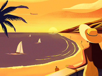 Tourism illustrations 插图 颜色