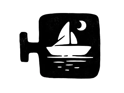 Inktober day 2 - Tranquil boat bw illustration inktober inktober 2018