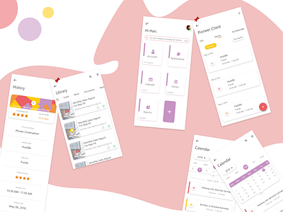 Account Visits Management & Update design mobile app design uiuxdesign