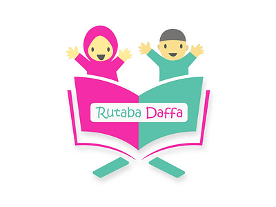 Rutaba Daffa illustrated logo illustration logo