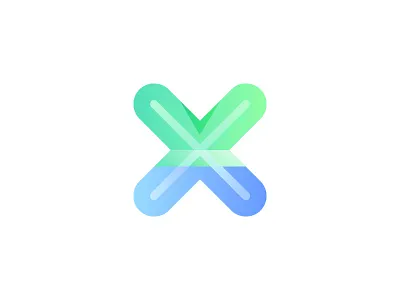 X button design gradient gradient icon graphic icon illustration playstation vector x