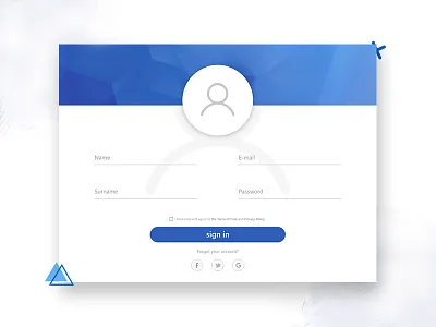 Daily UI | 001 — Sign Up Page app app apps application app dashboard graphic graphic design web web ad
