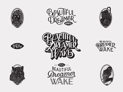 Beautiful Dreamer Wake alabama birmingham branding hand lettering handlettering lettering logo