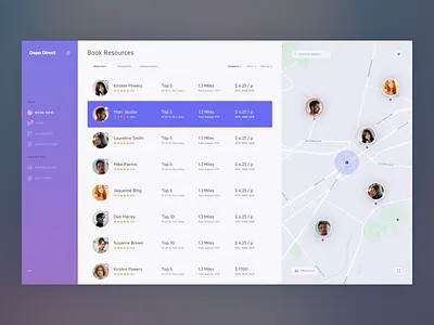 Legal Resources Web App by Robert Man app application clean design interface legal map on demand pins resource results search start up ui user interface ux web web application website