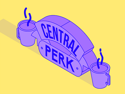 Fangirl - Friends detail centralperk fangirl friends illustration poster tv series tv shows vector