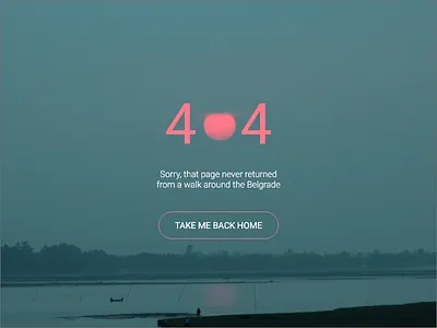 404 Page - DUI #008 404 page agency app behance case design experience flat illustration interface landing minimal page typography ui user ux web website
