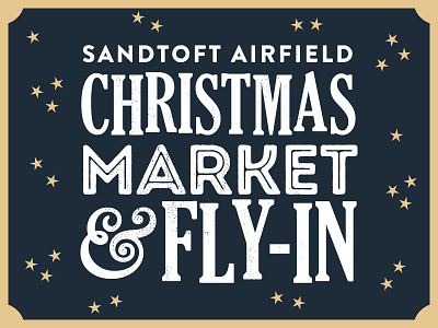 Christmas Market Logo christmas festive logo market typogaphy xmas