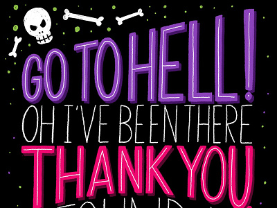 Hocus Pocus colourful funny hand lettering hocus pocus illustration lettering lettering artist procreate