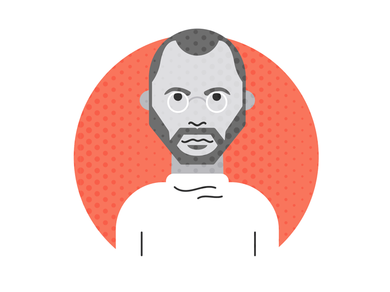 Business Leaders apple blue ceo faces famous flat art green guy jeff bezos outline people red reid hoffman shapes steve jobs tony hsieh