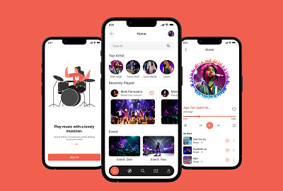 Melodify Mobile App (Splash,Home ,Queue Page) app design designcommunity designinspiration designstrategy interactiondesign lightmode melodify melodifyuidesign minimalui mobile app mobileappdesign moderndesign music app ui ui mobile uiuxdesign uiuxresearch userexperience uxtrends