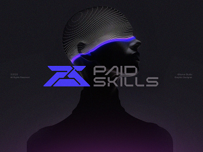 Paid Skills®ㅤㅤ/ Logo aggressive branding competitive custom design duo esports gaming geometric initial logo logodesign logos p racing s shooting skill team typography