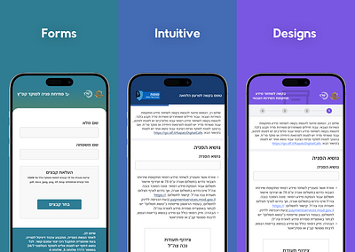 Forms Intuitive designs form form design ui web development