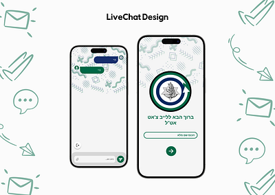 Live Chat Design design live chat ui web development