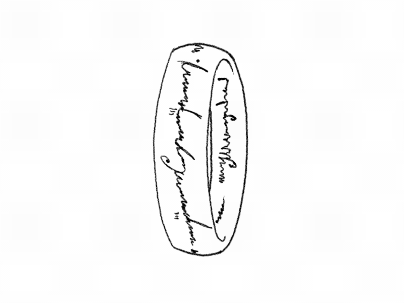 Anitober Day 09: Precious 2d animación animation anitober art arte black and white cel animation frame by frame happy motion illustration inktober lord of the rings motion graphics precious ring the lord of the rings tvpaint
