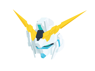 Gundam #1 gundam illustraion unicorn