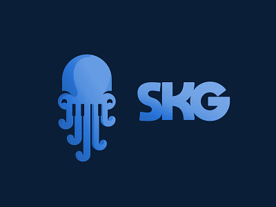 SKG Logo association branding design graphic design illustration logo music octopus typography vector