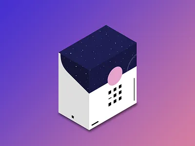 Coffee package barista coffee gradient isometric package space specialty coffee