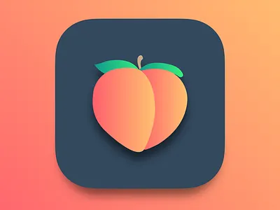 DailyUI 005 app app icon app icon design dailyui design gradient icon logo peach ui ux web