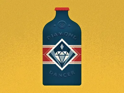 09/31 - Precious alcohol beer beer art bottle dancer diamond illustration illustrator inktober inktober 2018 label precious vectober vector