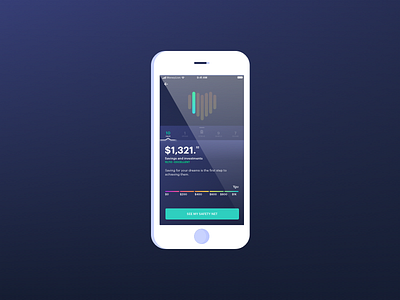 Financial Heartbeat™ finance financial health mobile ui sketch ui visual design