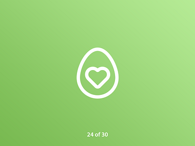 #ThirtyLogos Challenge Day 24 - Avocado 30 logos avocado brand branding challenge daily design flat food grandient graphic graphicdesign heart icon logo logo a day thirty day logo challenge thirtylogos vector